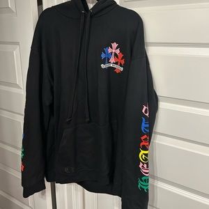 Chrome Hearts Multi Color Cross Logo Hoodie